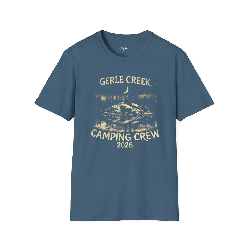 Printify T-Shirt Indigo Blue / S Gerle Creek Camping Crew 2026