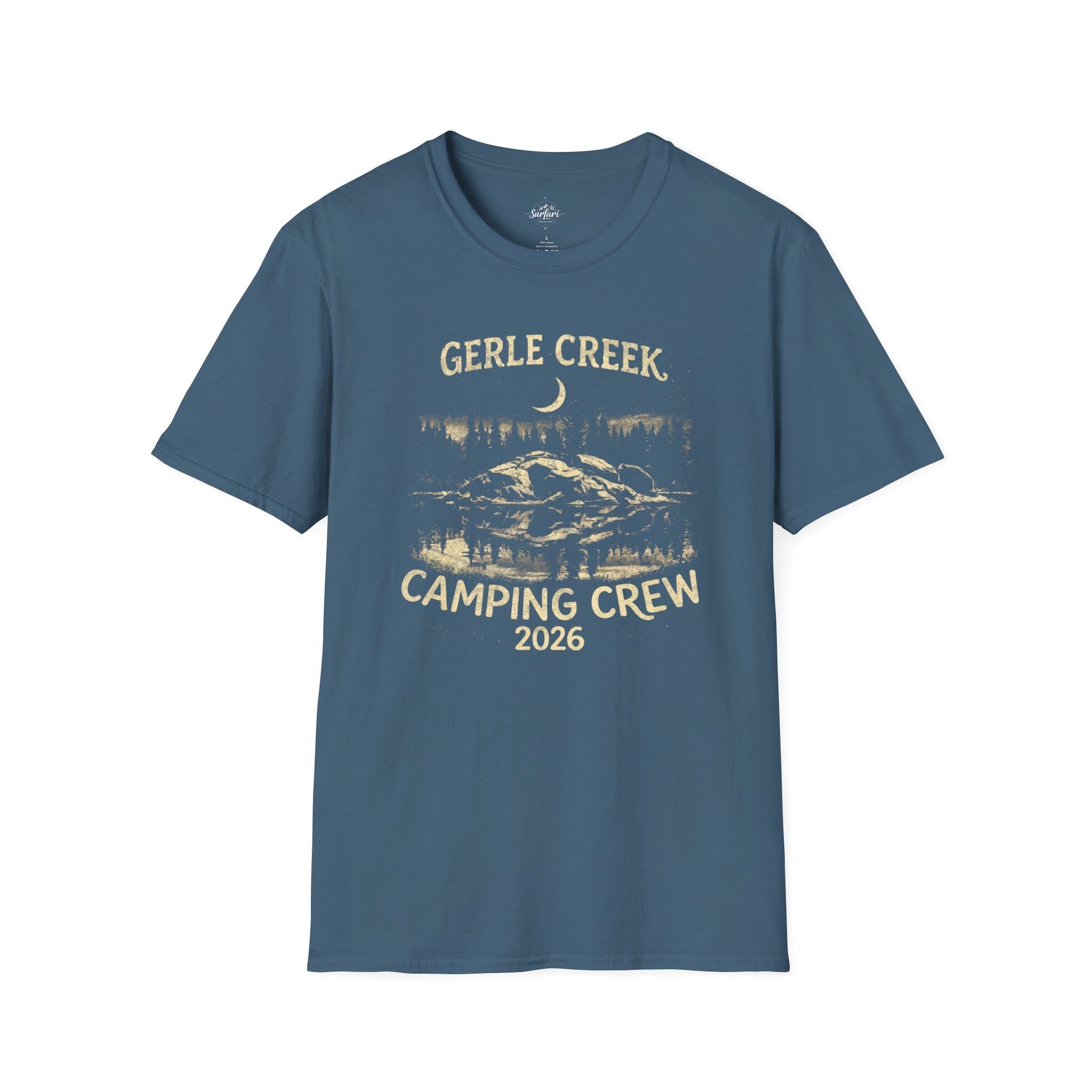 Printify T-Shirt Indigo Blue / S Gerle Creek Camping Crew 2026