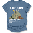 Printify T-Shirt Indigo Blue / S Half Dome Scenic Death Ladder