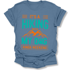 Printify T-Shirt Indigo Blue / S Hiking with my dog