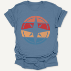 Printify T-Shirt Indigo Blue / S Retro Sunset Compass