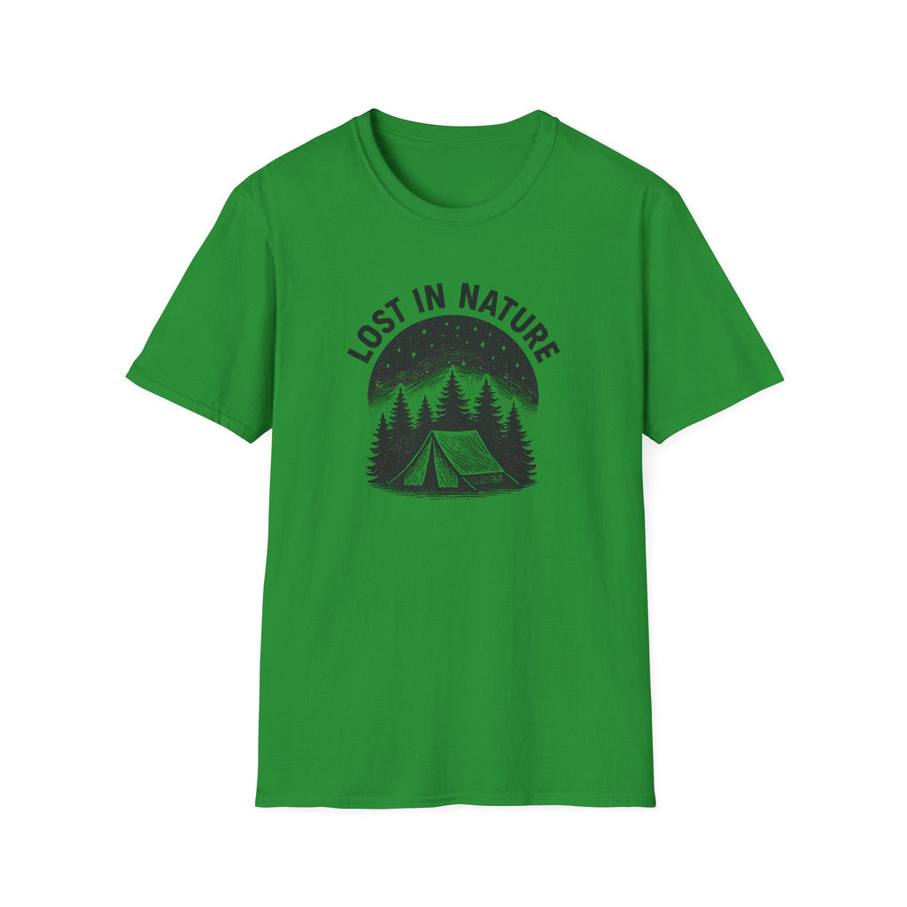 Printify T-Shirt Irish Green / S Camping in Nature T-Shirt