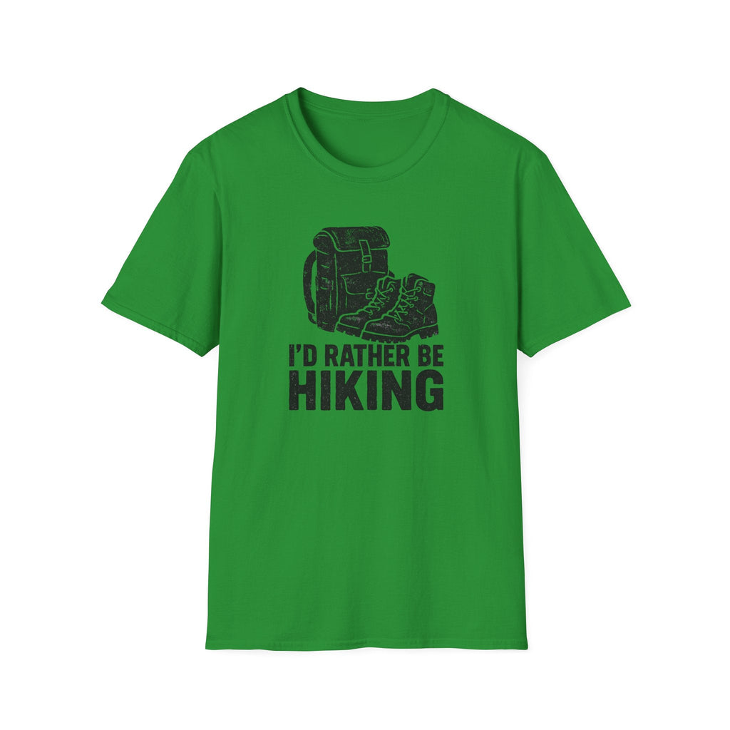 Printify T-Shirt Irish Green / S Glittery Backpack Silhouette T-Shirt