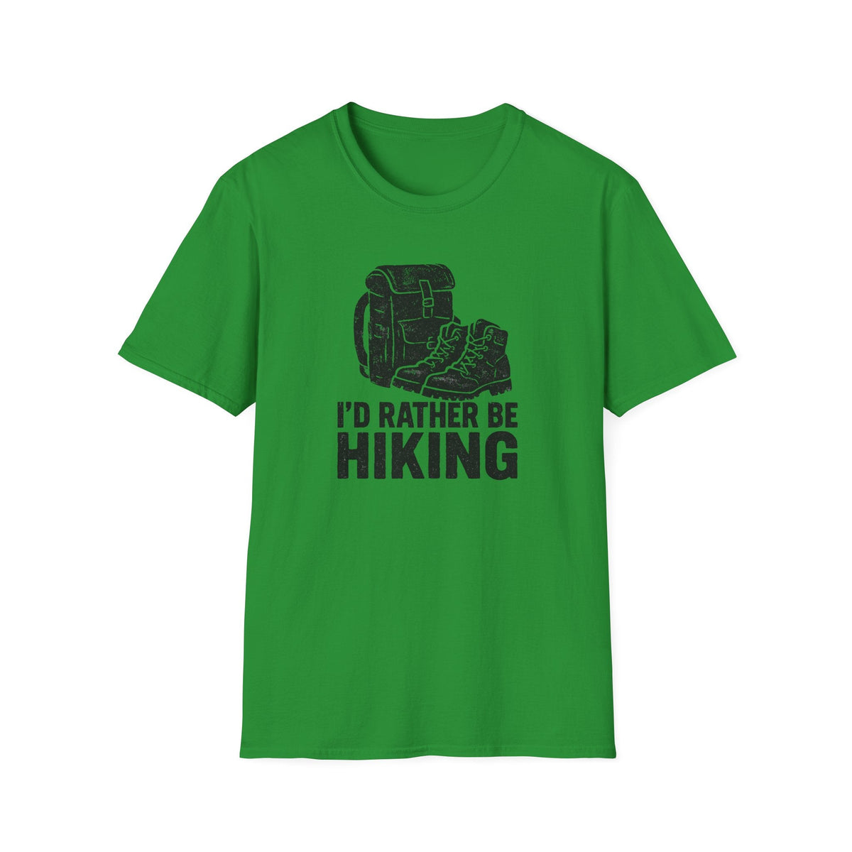 Printify T-Shirt Irish Green / S Glittery Backpack Silhouette T-Shirt