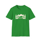 Printify T-Shirt Irish Green / S Mountain Lake Landscape T-Shirt