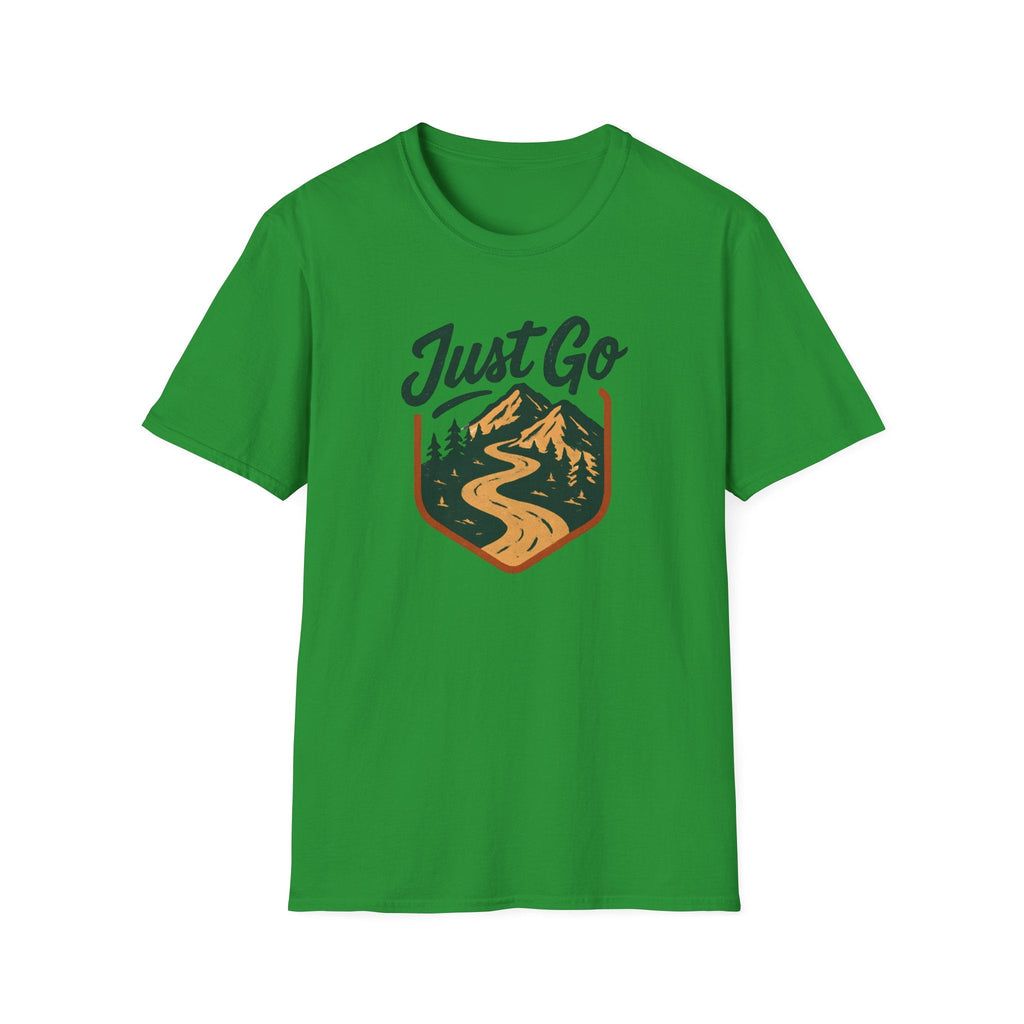 Printify T-Shirt Irish Green / S Mountain River Logo T-Shirt