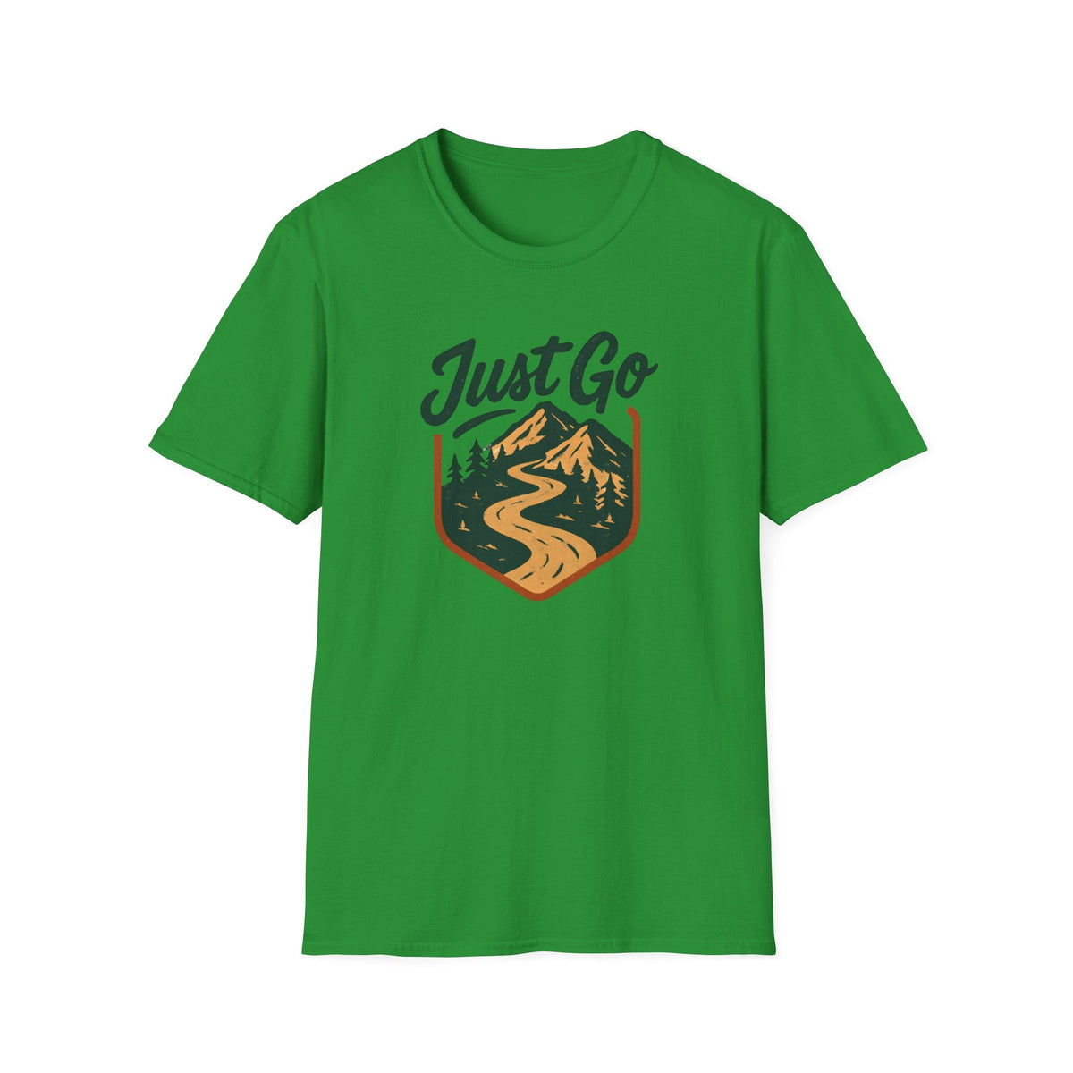 Printify T-Shirt Irish Green / S Mountain River Logo T-Shirt