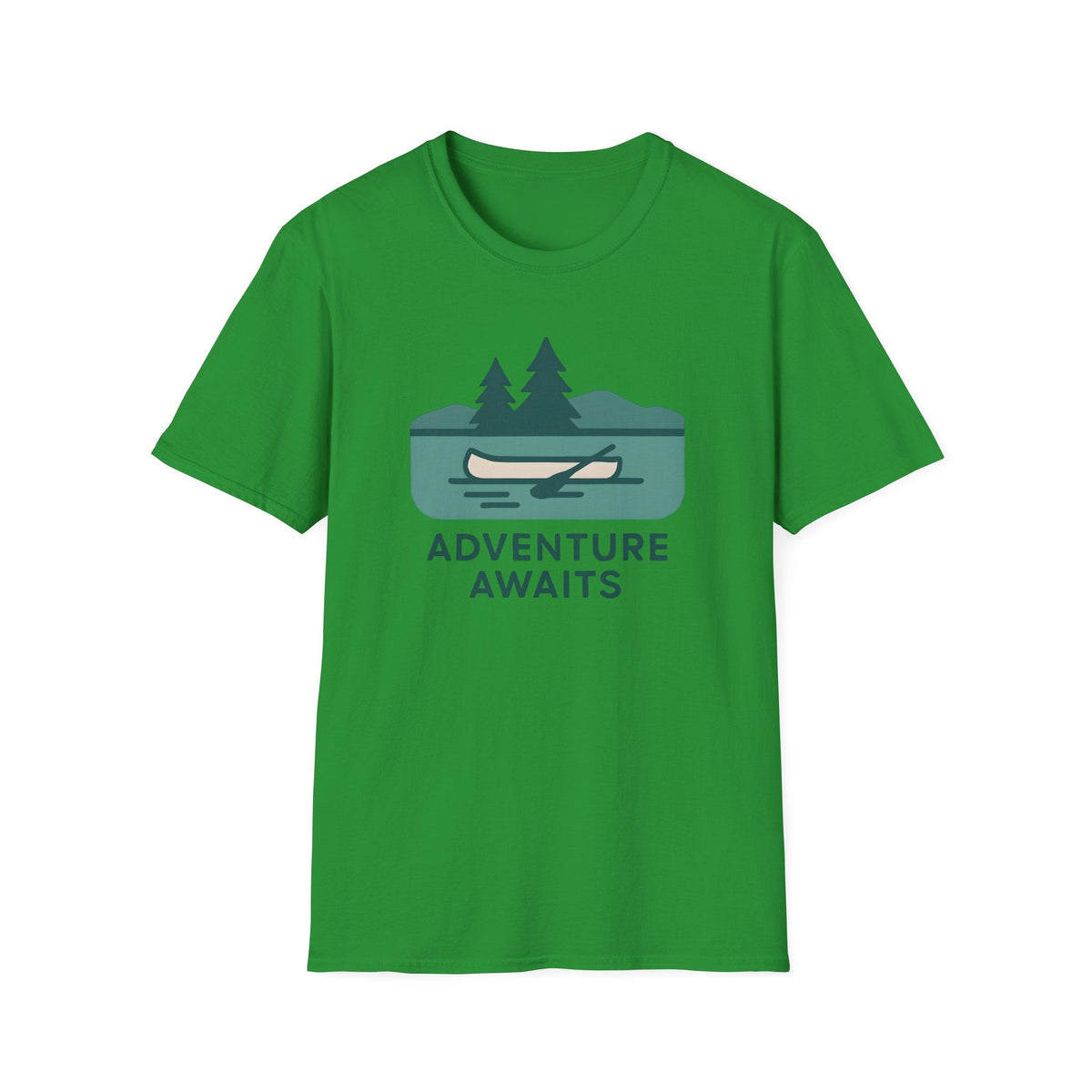 Printify T-Shirt Irish Green / S Outdoor Adventure Awaits T-Shirt