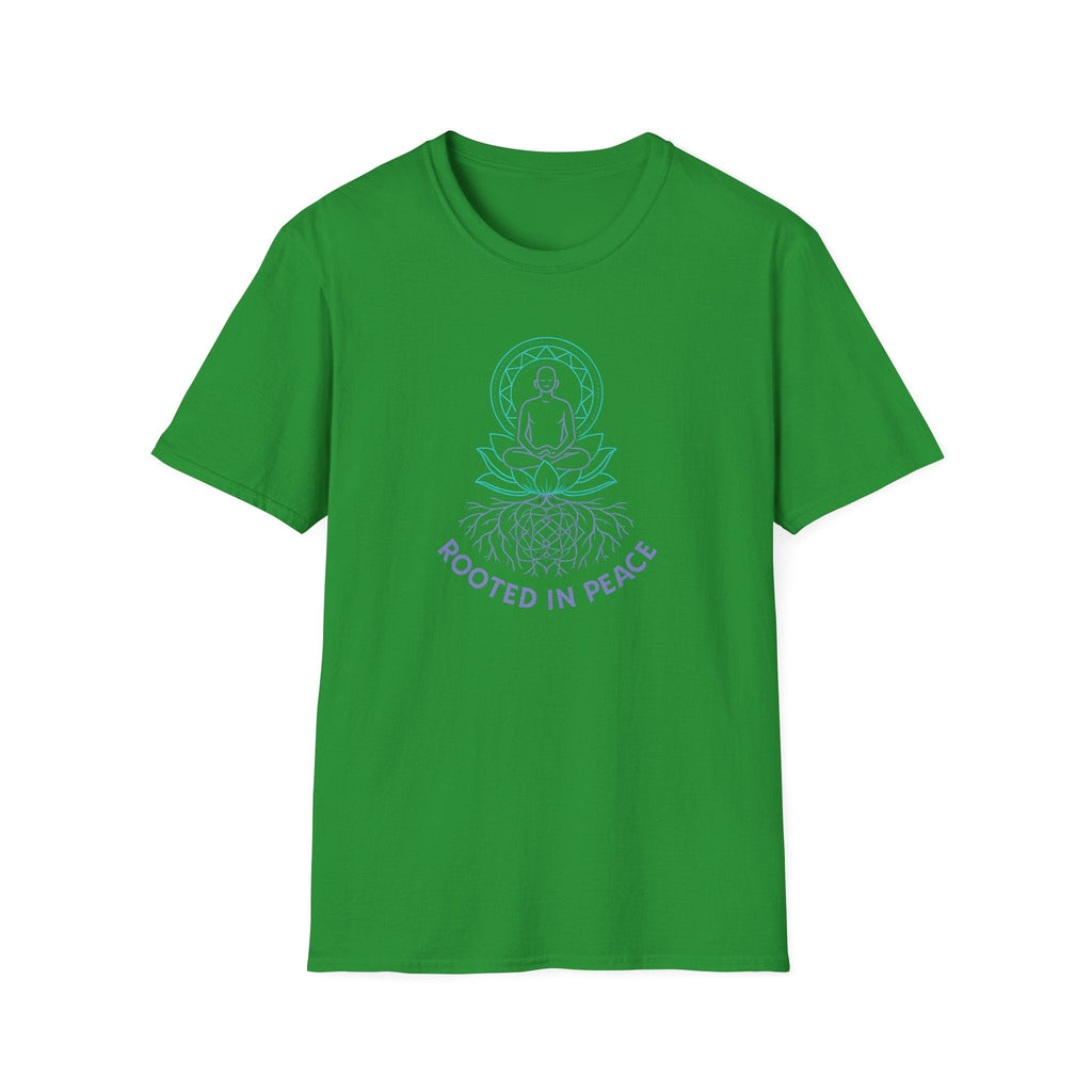 Printify T-Shirt Irish Green / S Rooted in Peace T-Shirt