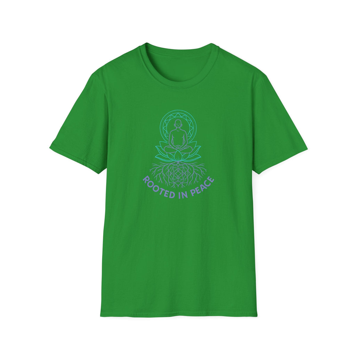 Printify T-Shirt Irish Green / S Rooted in Peace T-Shirt
