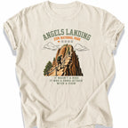 Printify T-Shirt Ivory / S 1 star - Angels Landing Panic Attack light shirts