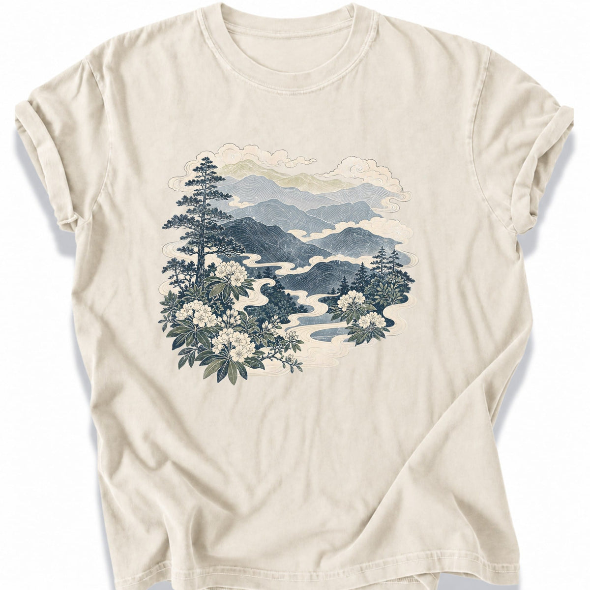 Printify T-Shirt Ivory / S Alpine Reverie T-Shirt