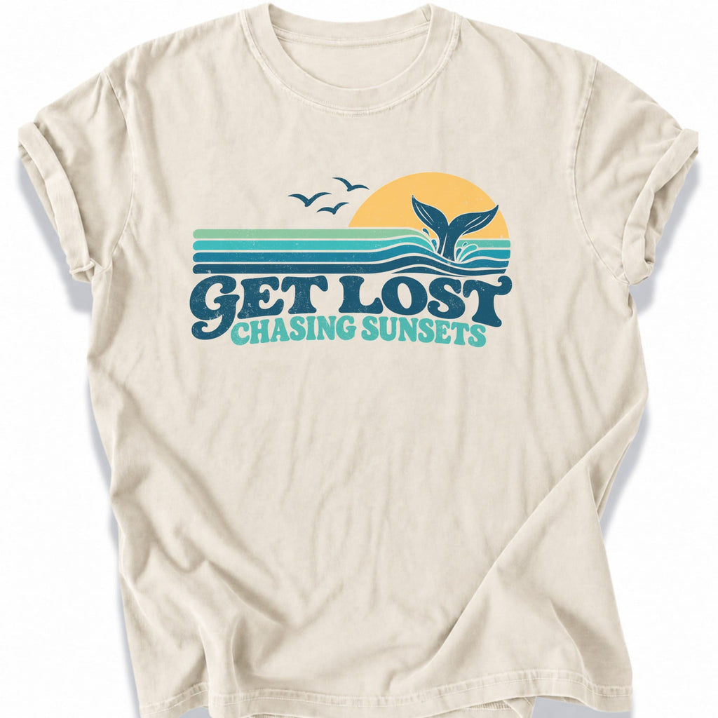 Printify T-Shirt Ivory / S Chasing Sunsets T-Shirt