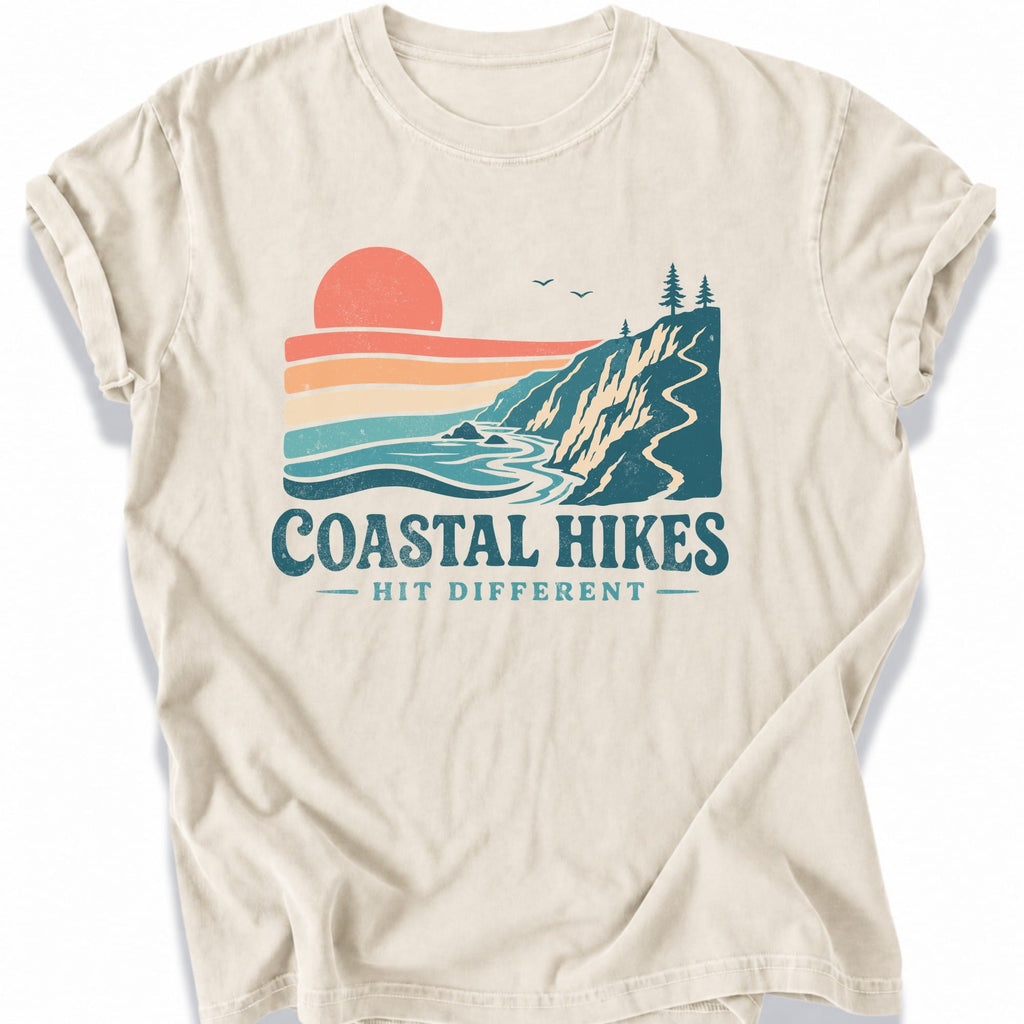 Printify T-Shirt Ivory / S Coastal Hikes T-Shirt