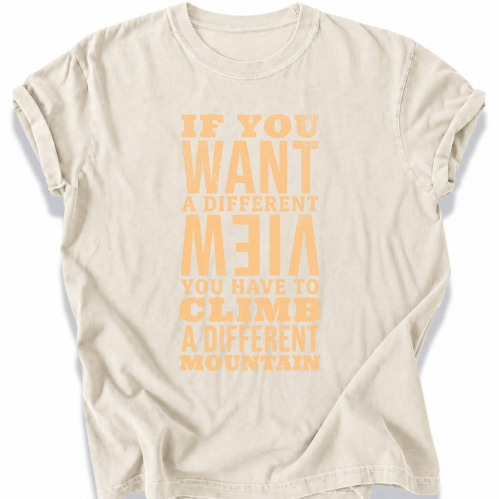 Printify T-Shirt Ivory / S Different Mountain T-Shirt