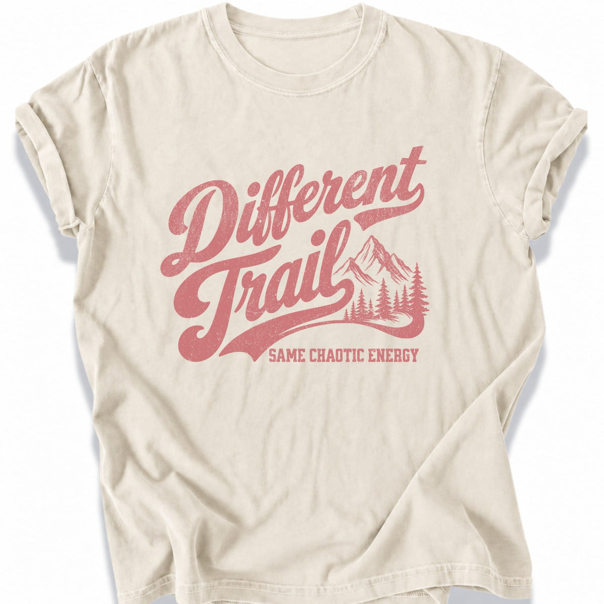 Printify T-Shirt Ivory / S Different Trails T-Shirt