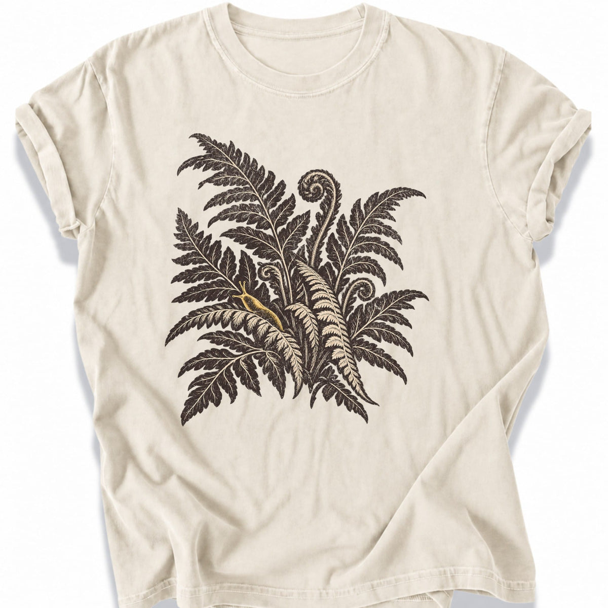 Printify T-Shirt Ivory / S Fern & Banana Sluf T-Shir T-Shirt