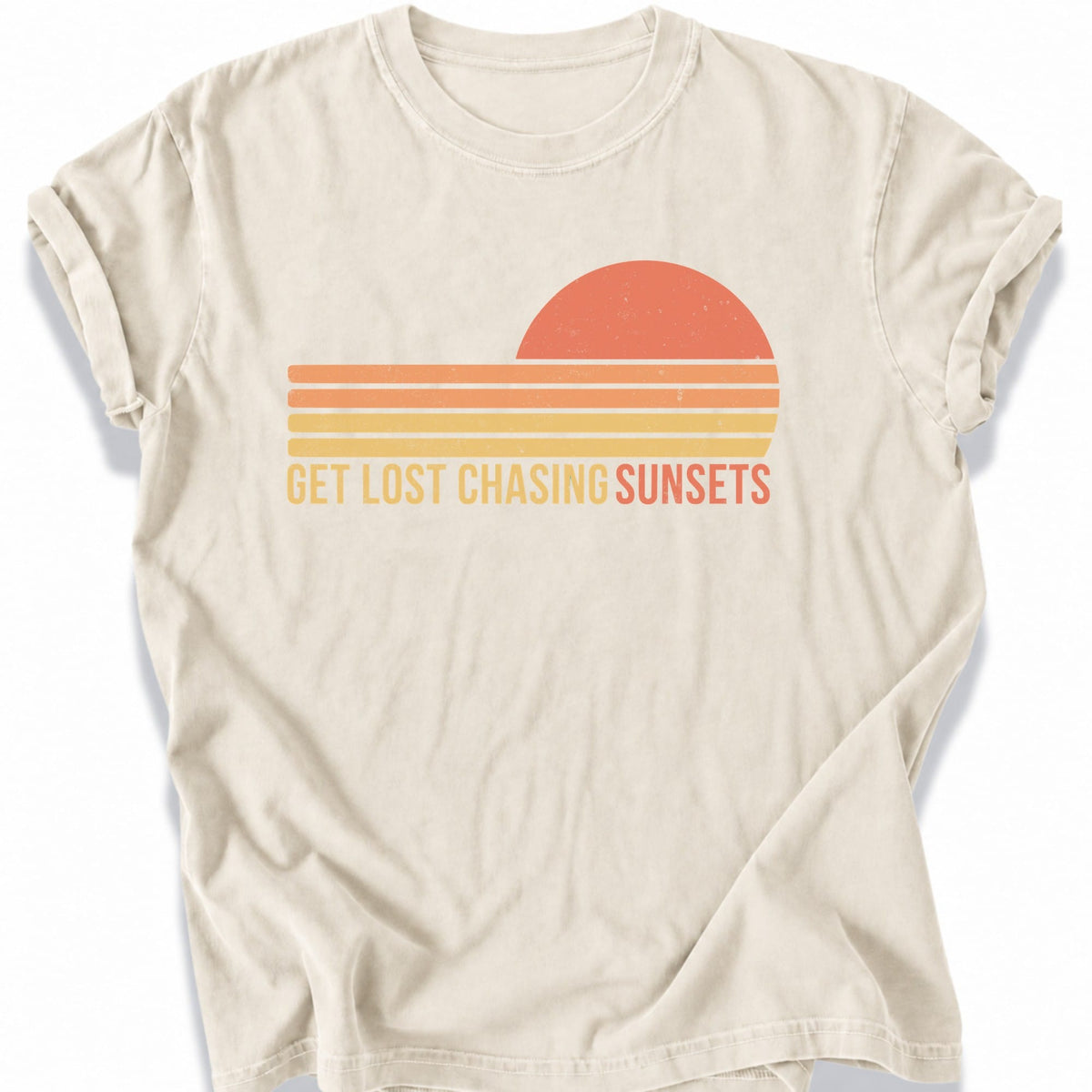Printify T-Shirt Ivory / S Golden Hour T-Shirt