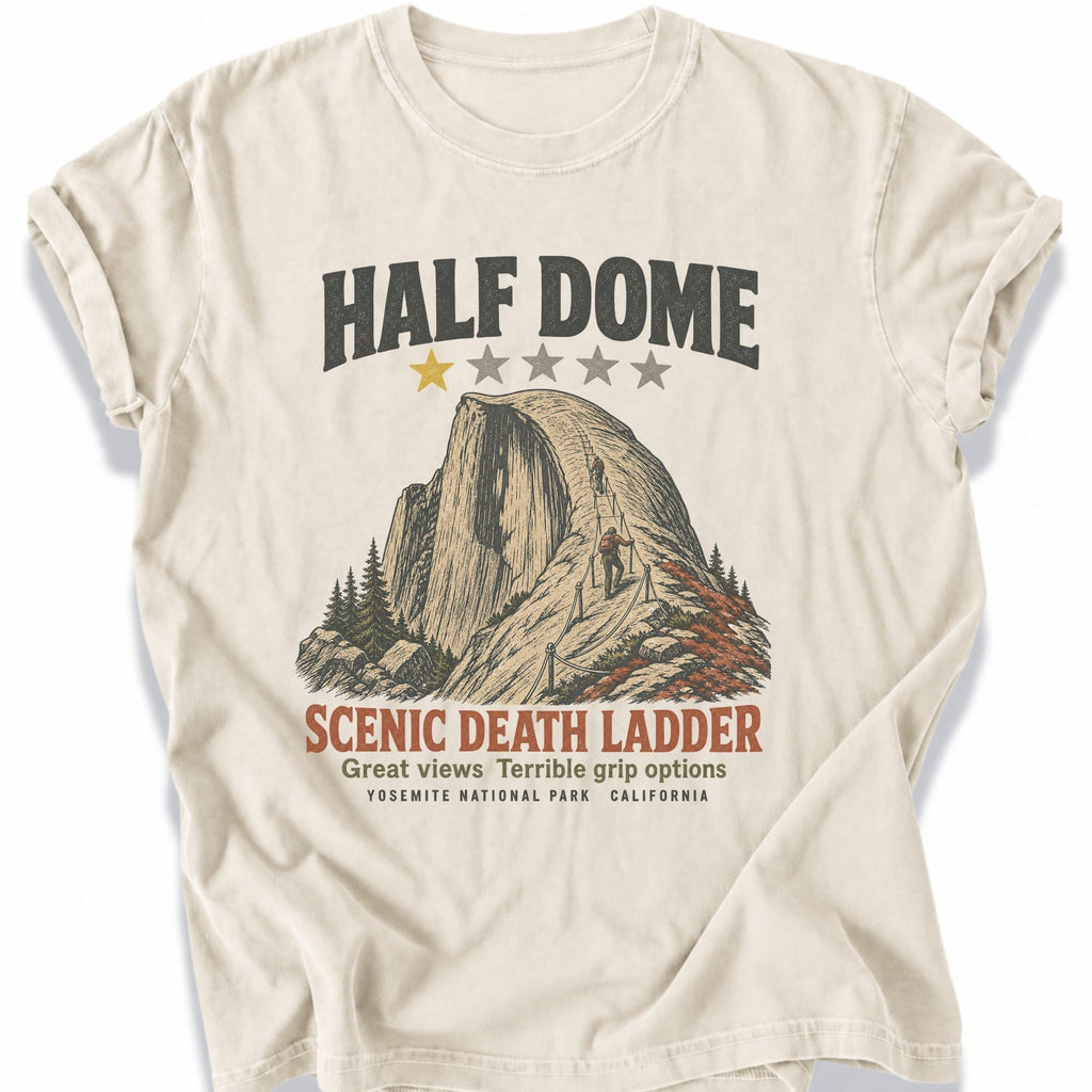 Printify T-Shirt Ivory / S Half Dome One Star
