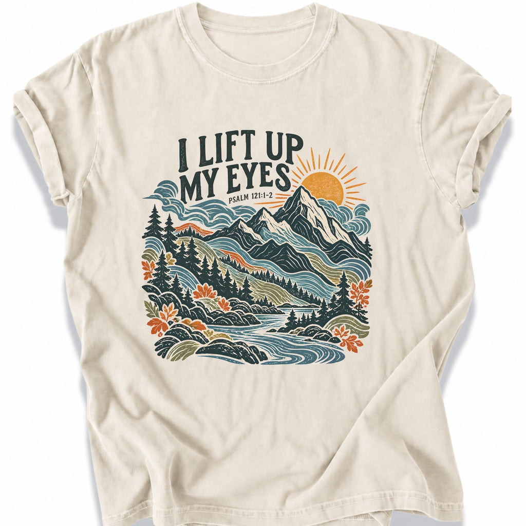 Printify T-Shirt Ivory / S Mountains Rise T-Shirt
