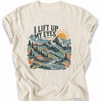 Printify T-Shirt Ivory / S Mountains Rise T-Shirt