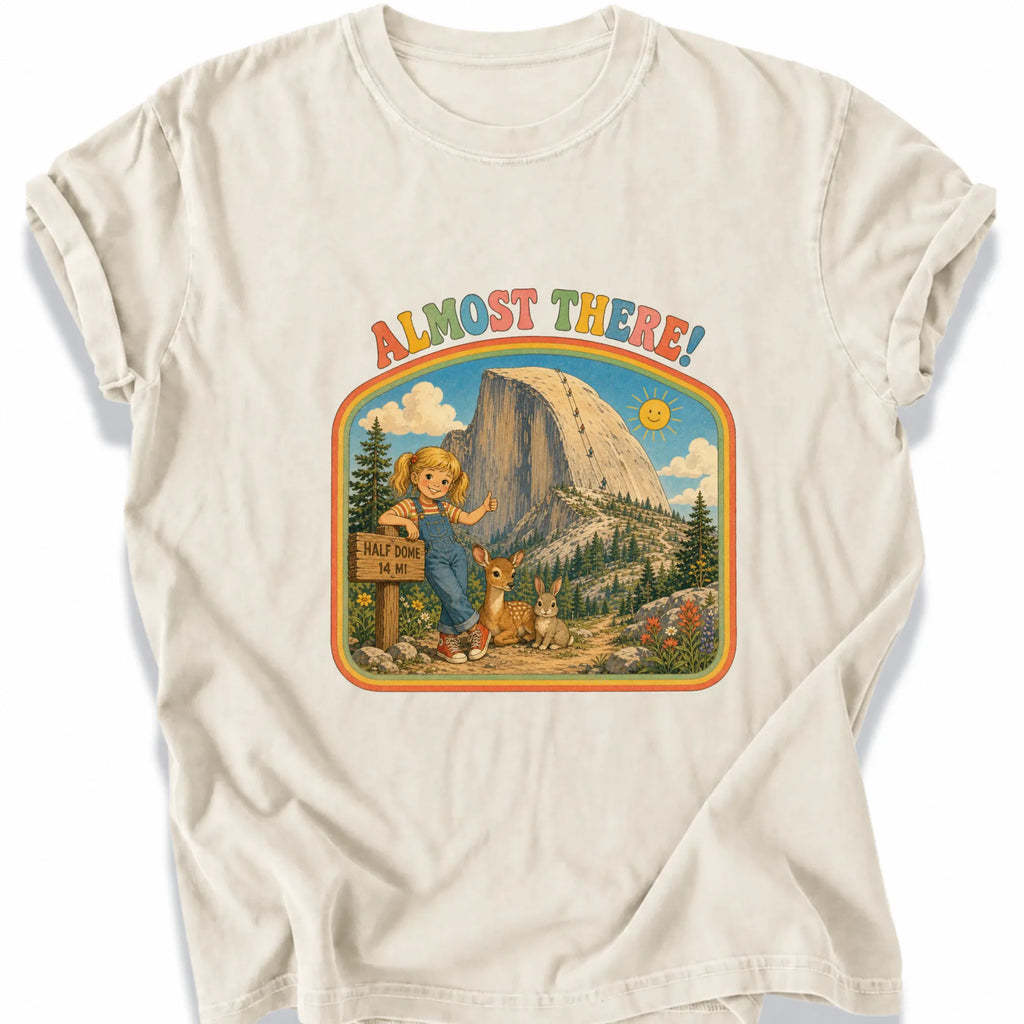 Printify T-Shirt Ivory / S Peaks Peckers Bigfoot - Almost There!