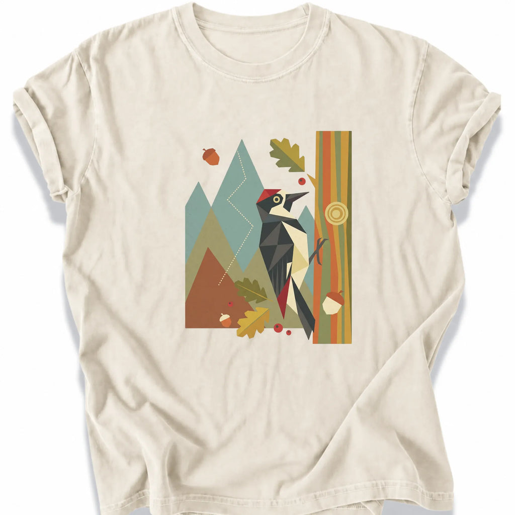 Printify T-Shirt Ivory / S Peaks Peckers Bigfoot - Mid-Century Pecker