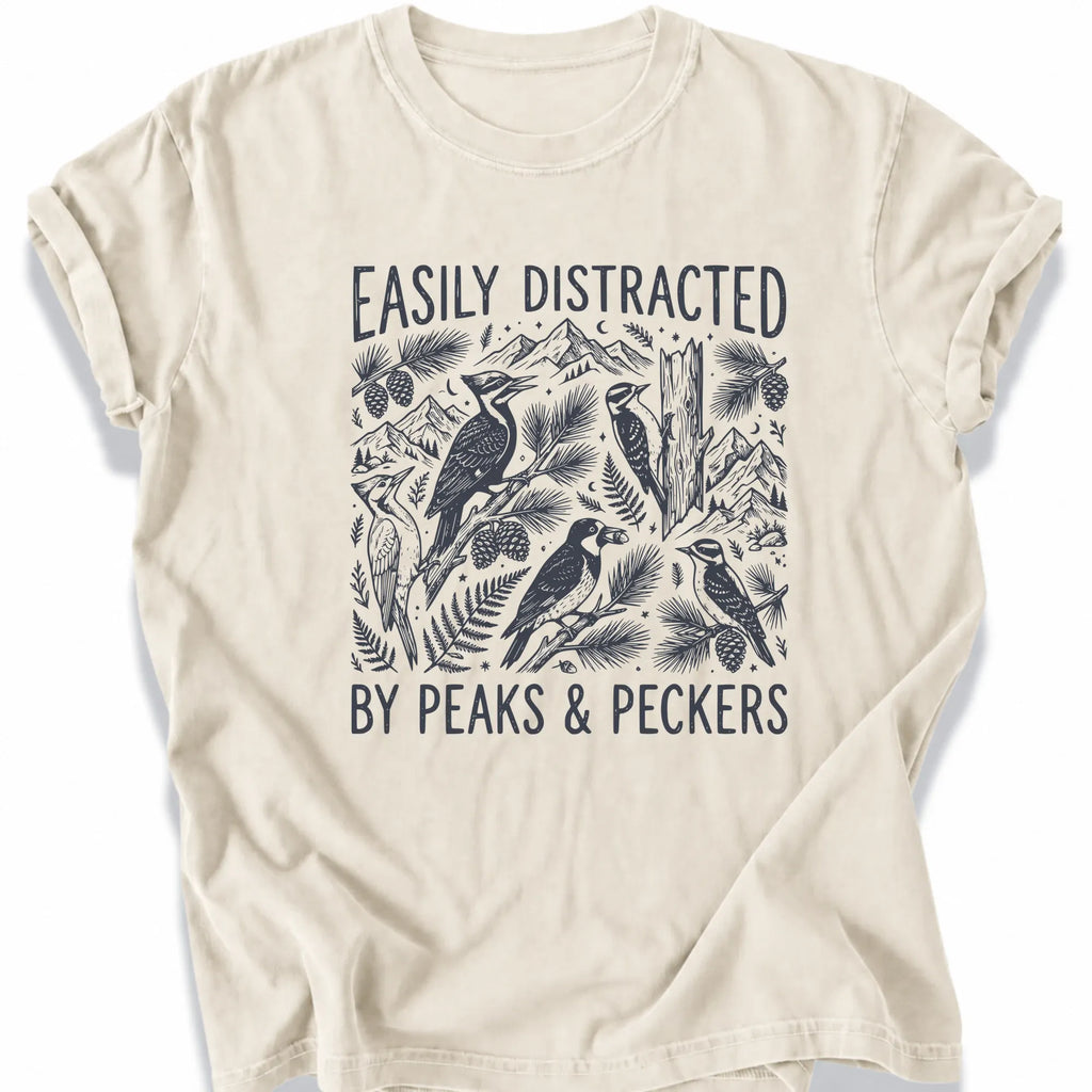 Printify T-Shirt Ivory / S Peaks Peckers Bigfoot - Peaks and Peckers
