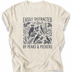 Printify T-Shirt Ivory / S Peaks Peckers Bigfoot - Peaks and Peckers
