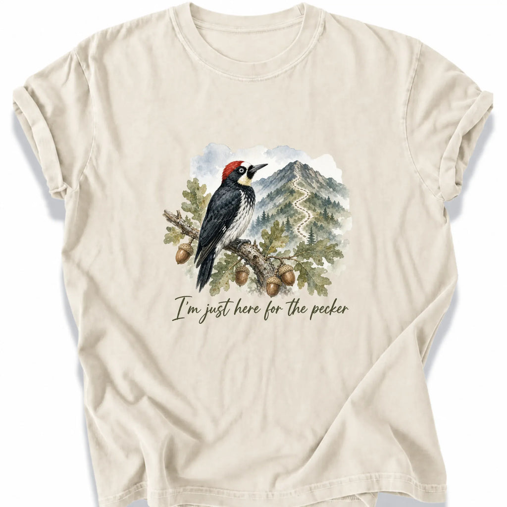 Printify T-Shirt Ivory / S Peaks Peckers Bigfoot - Pecker watercolor
