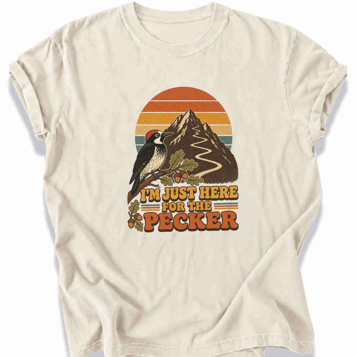 Printify T-Shirt Ivory / S Peaks Peckers Bigfoot - Retro Pecker (1)