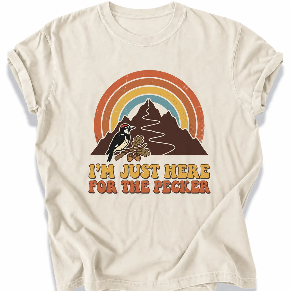 Printify T-Shirt Ivory / S Peaks Peckers Bigfoot - Retro Pecker