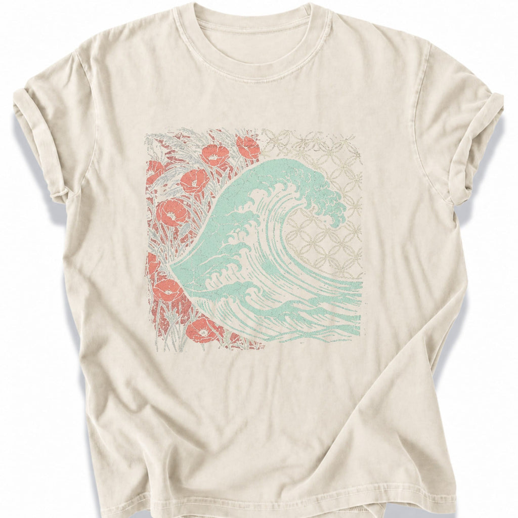 Printify T-Shirt Ivory / S Petal Tide T-Shirt