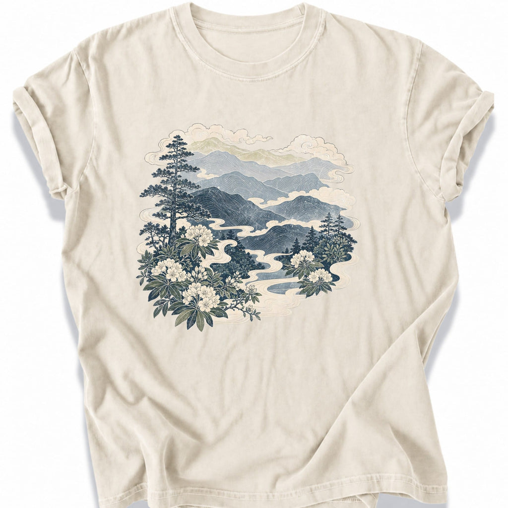 Printify T-Shirt Ivory / S Ridge And Bloom T-Shirt