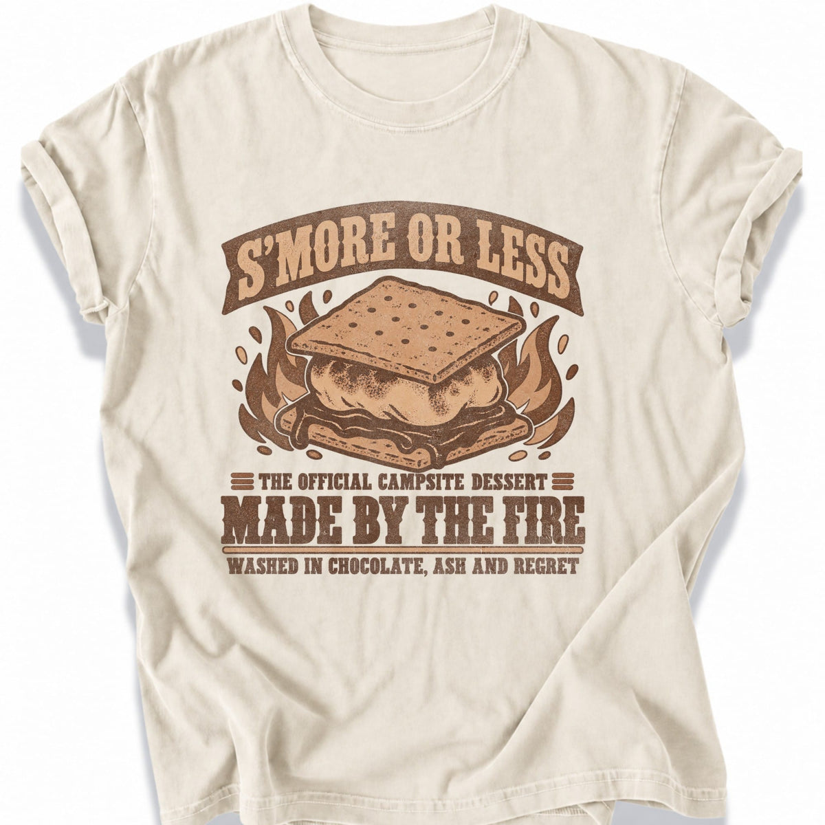 Printify T-Shirt Ivory / S S'more Or Less T-Shirt