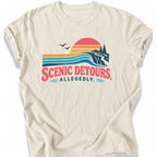 Printify T-Shirt Ivory / S Scenic Detours T-Shirt