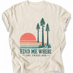 Printify T-Shirt Ivory / S Tall Trees Calling T-Shirt