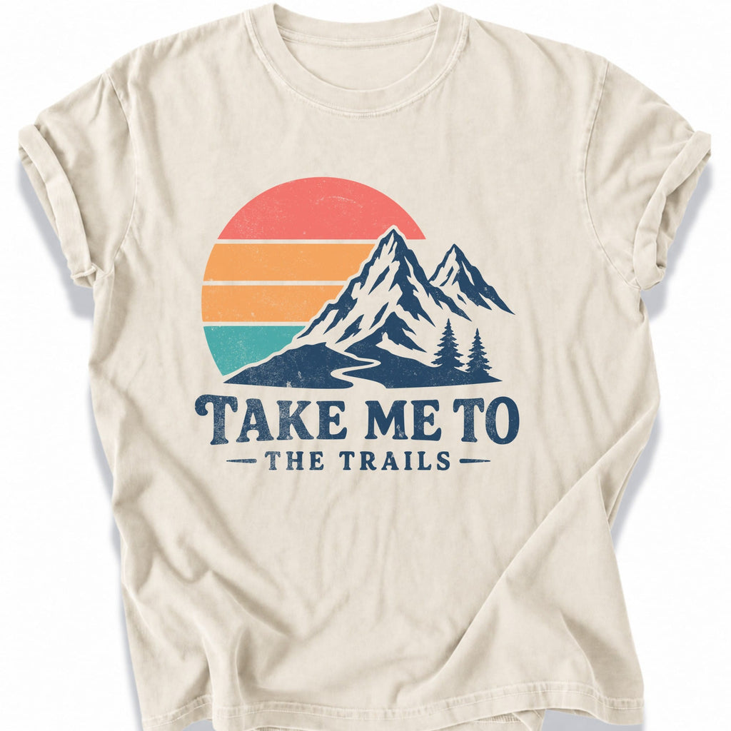 Printify T-Shirt Ivory / S Trails Call T-Shirt