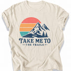 Printify T-Shirt Ivory / S Trails Call T-Shirt