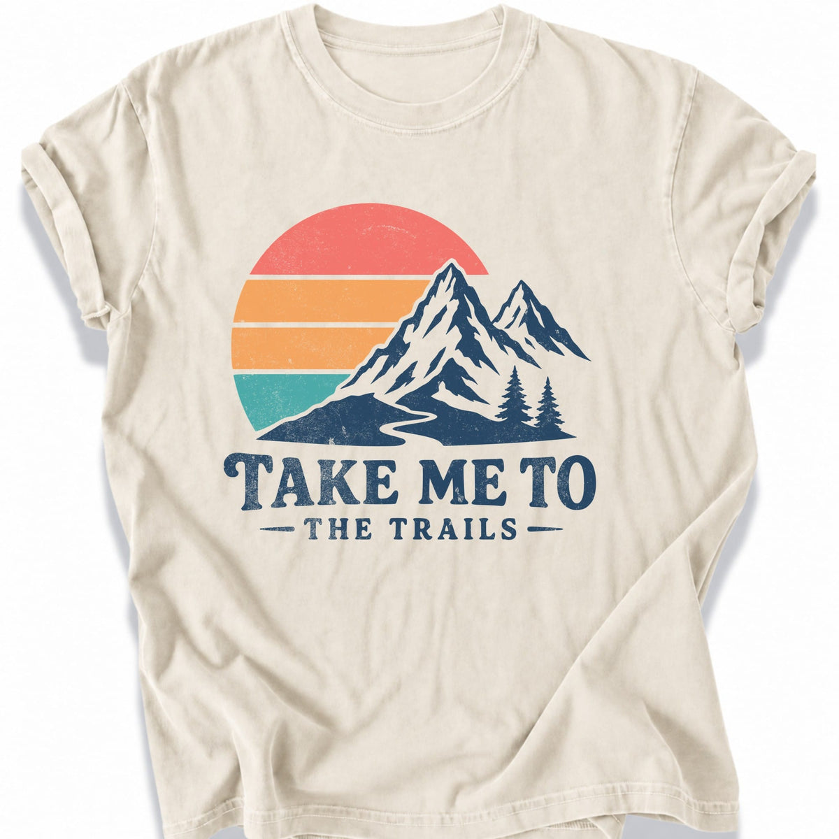 Printify T-Shirt Ivory / S Trails Call T-Shirt