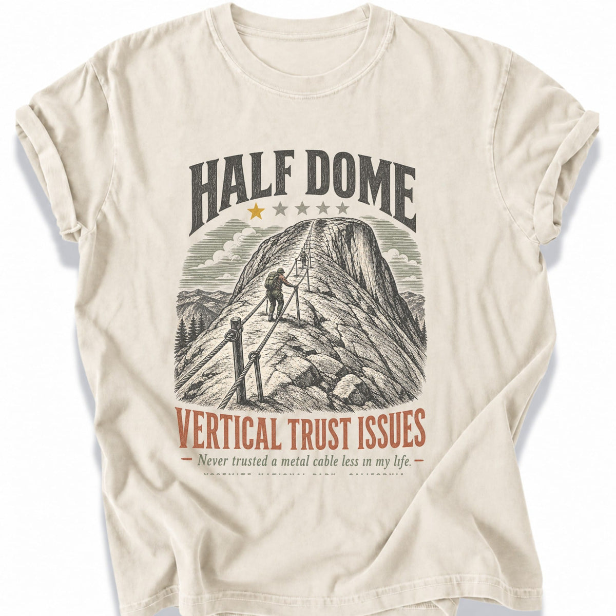 Printify T-Shirt Ivory / S Vertical Trust Issues T-Shirt