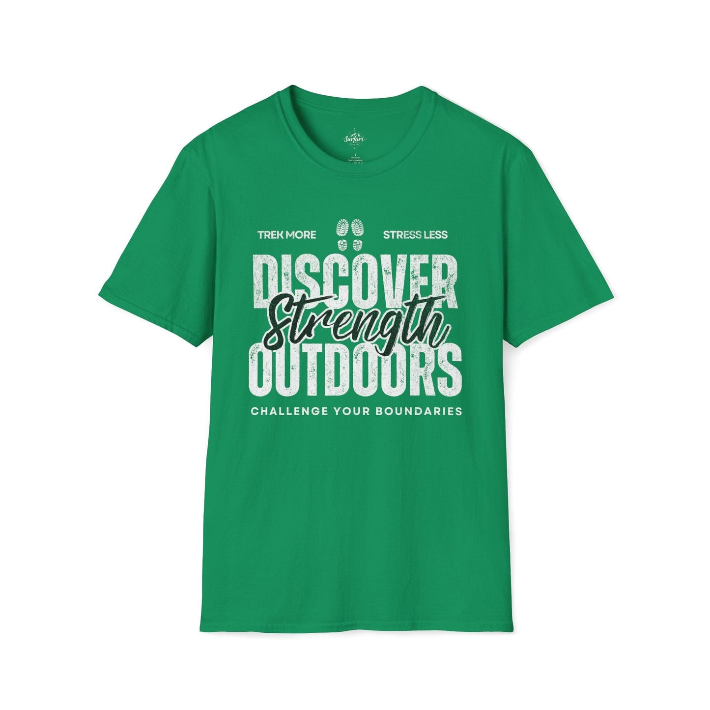 Printify T-Shirt Kelly Green / S Discover Strength Outdoor