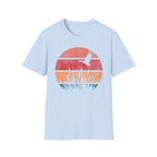 Printify T-Shirt Light Blue / S Retro Sunset Duck