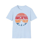 Printify T-Shirt Light Blue / S Retro Sunset Roasting Marshmallows