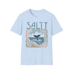 Printify T-Shirt Light Blue / S Salty Whale Tail