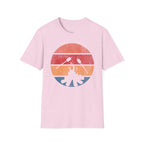 Printify T-Shirt Light Pink / S Retro Sunset Roasting Marshmallows