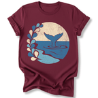 Printify T-Shirt Maroon / S Marine Majesty