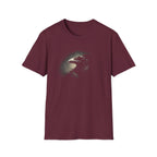 Printify T-Shirt Maroon / S Raven