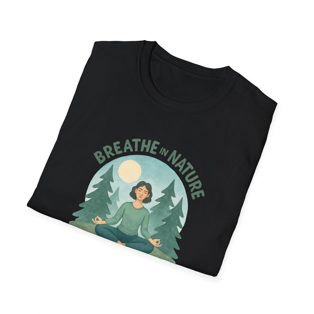 Printify T-Shirt Meditation in Nature T-Shirt