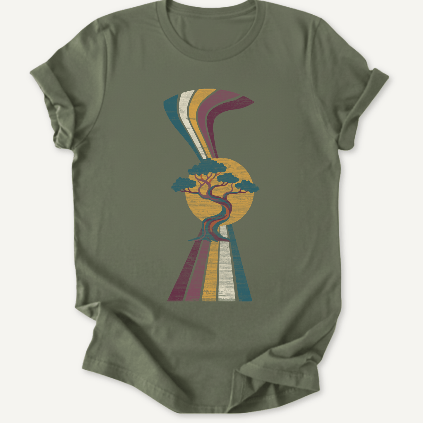 Printify T-Shirt Military Green / S Ancient Juniper